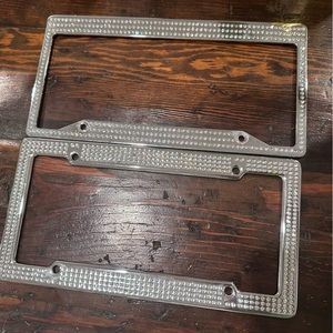 Bling license plate holder